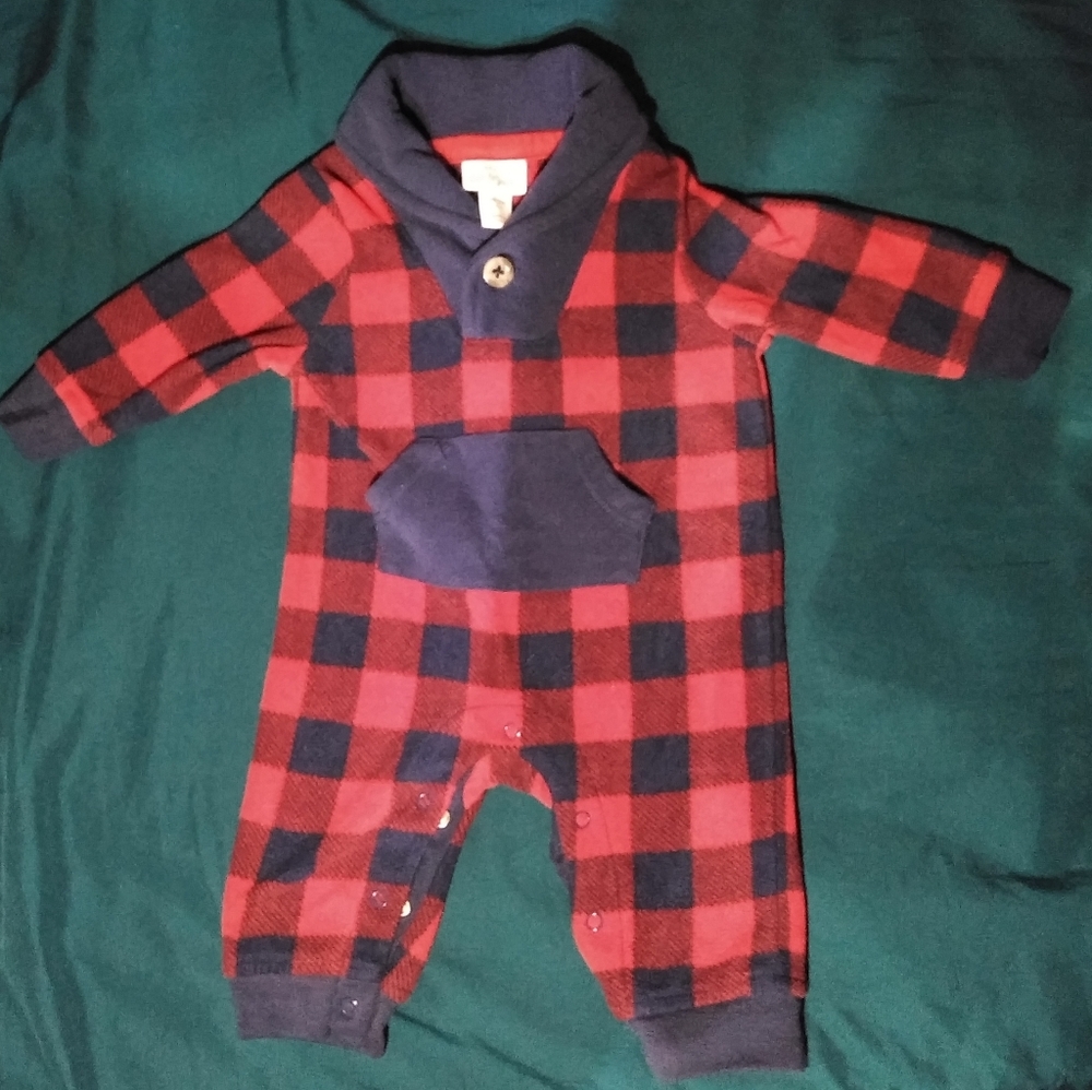 Baby Plaid jumpsuit one-piece